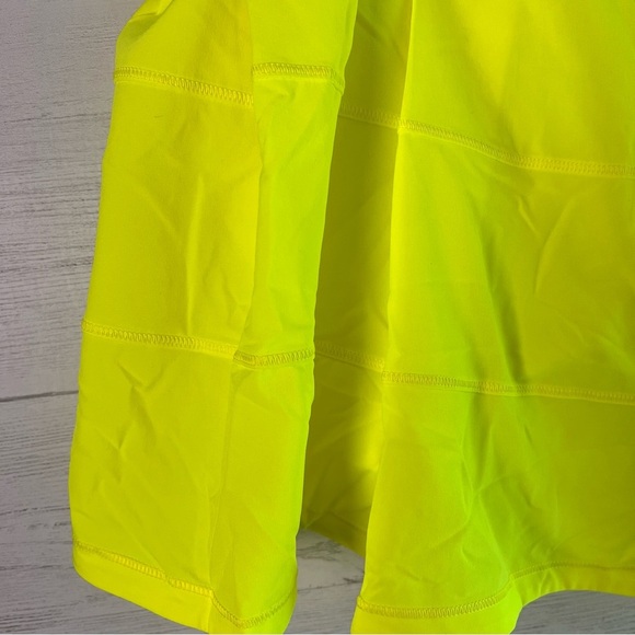 NWT Lululemon Pace Rival Mid-Rise Skirt Highlight Yellow Sz 14 - SOLD OUT COLOR! - Picture 5 of 14